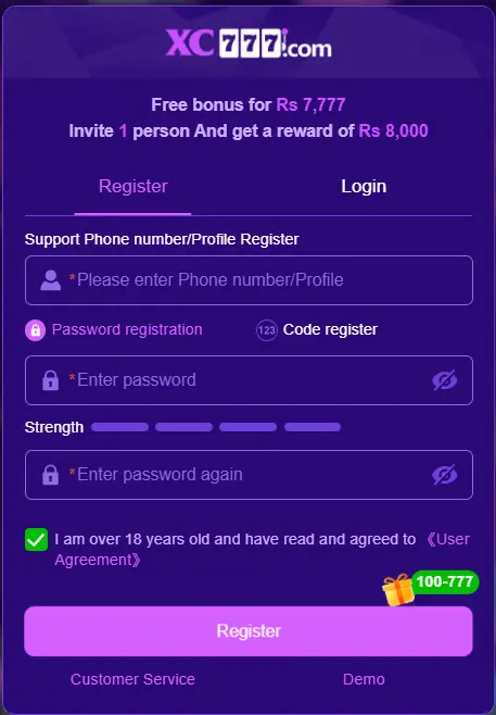 XC777 Register